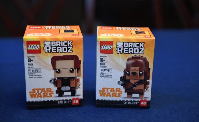 Lego Review – Brickheadz Han Solo and&nbsp;Chewbacca